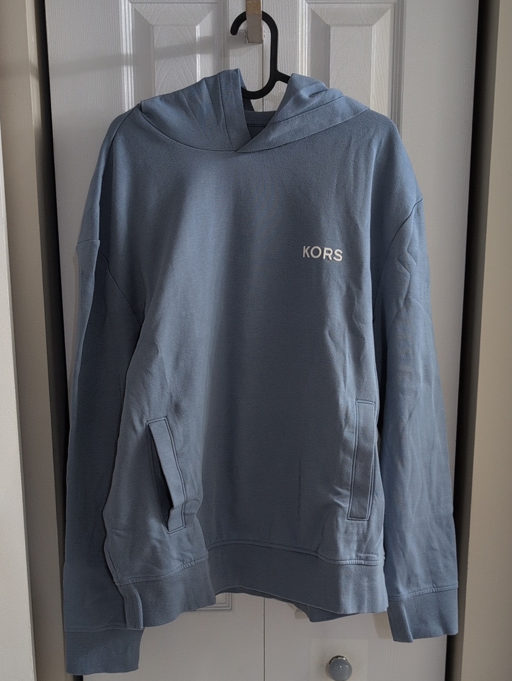 Michael Kors Men’s Light Blue Pullover Hoodie